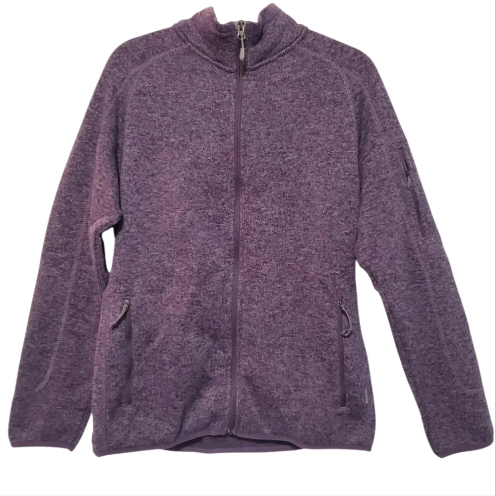 White Sierra Sweater Fleece Jacket Full-Zip - Picture 2 of 9